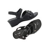 Aerowalk Women Sandals #0566 - BLACK
