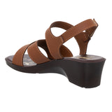 Aerowalk Women Tan High Heel Sandal with Back Closure (0566_TAN)