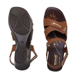 Aerowalk Women Tan High Heel Sandal with Back Closure (0566_TAN)