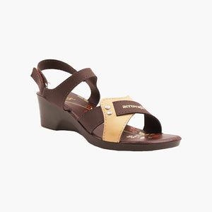 Aerowalk Women Sandals #05A5 - BROWN & BEIGE