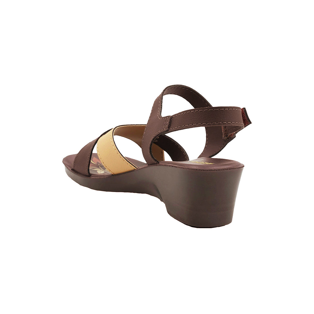 Aerowalk Women Sandals #05A5 - BROWN & BEIGE