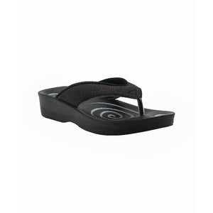 Aerowalk Women Slipper #0803 - BLACK