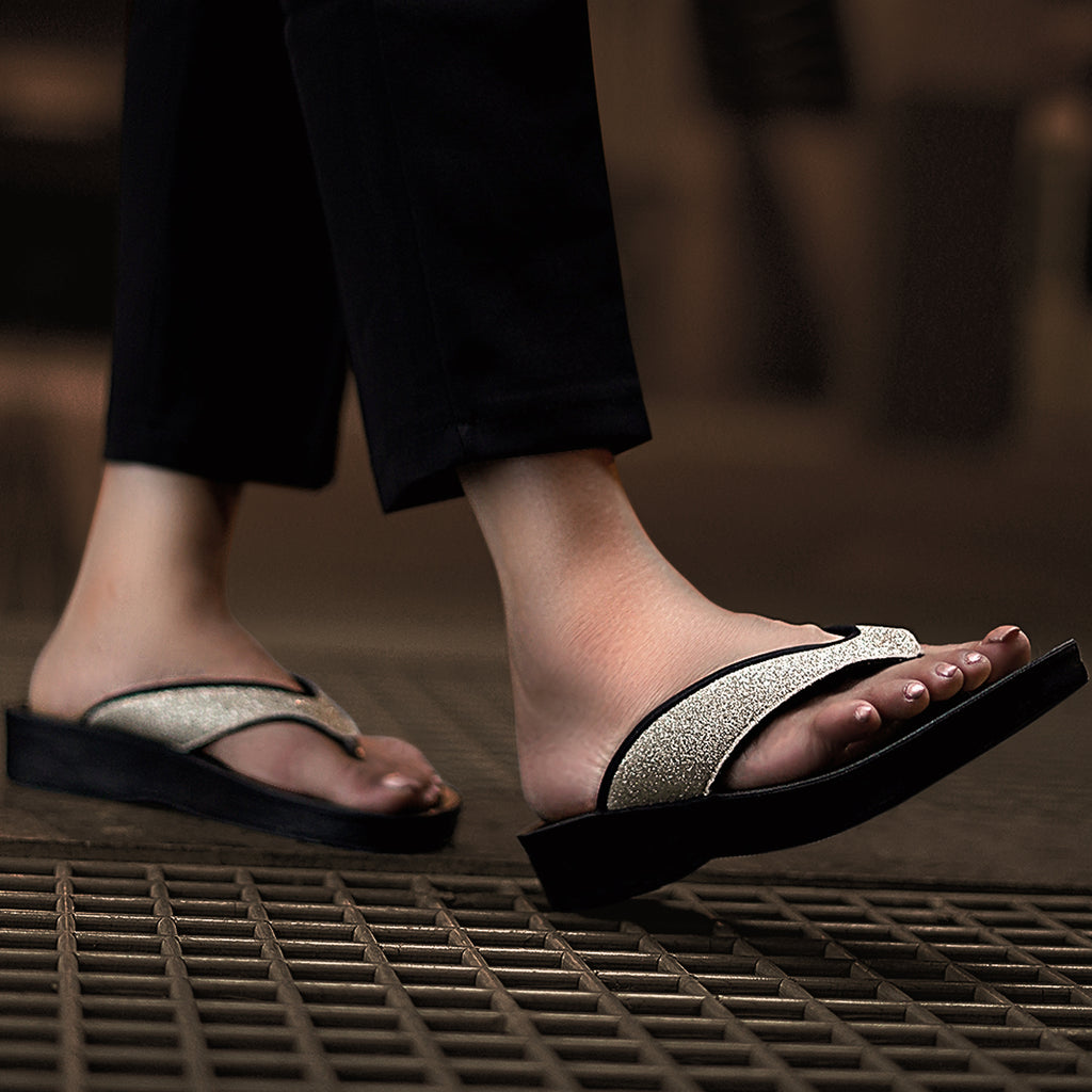 Aerowalk Women Slipper #0803 - GOLD