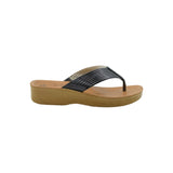 Aerowalk Women Slipper #08AP - BLACK
