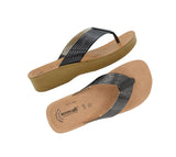 Aerowalk Women Slipper #08AP - BLACK
