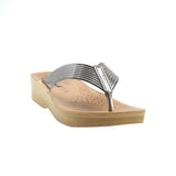 Aerowalk Women Slipper #08AP - GUN METAL