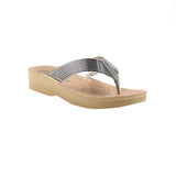 Aerowalk Women Slipper #08AP - GUN METAL