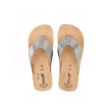 Aerowalk Women Slipper #08AP - GUN METAL