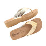 Aerowalk Women Slipper #08AP - GOLD