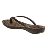 Aerowalk Women Brown Printed Slipper (11E3_BROWN)