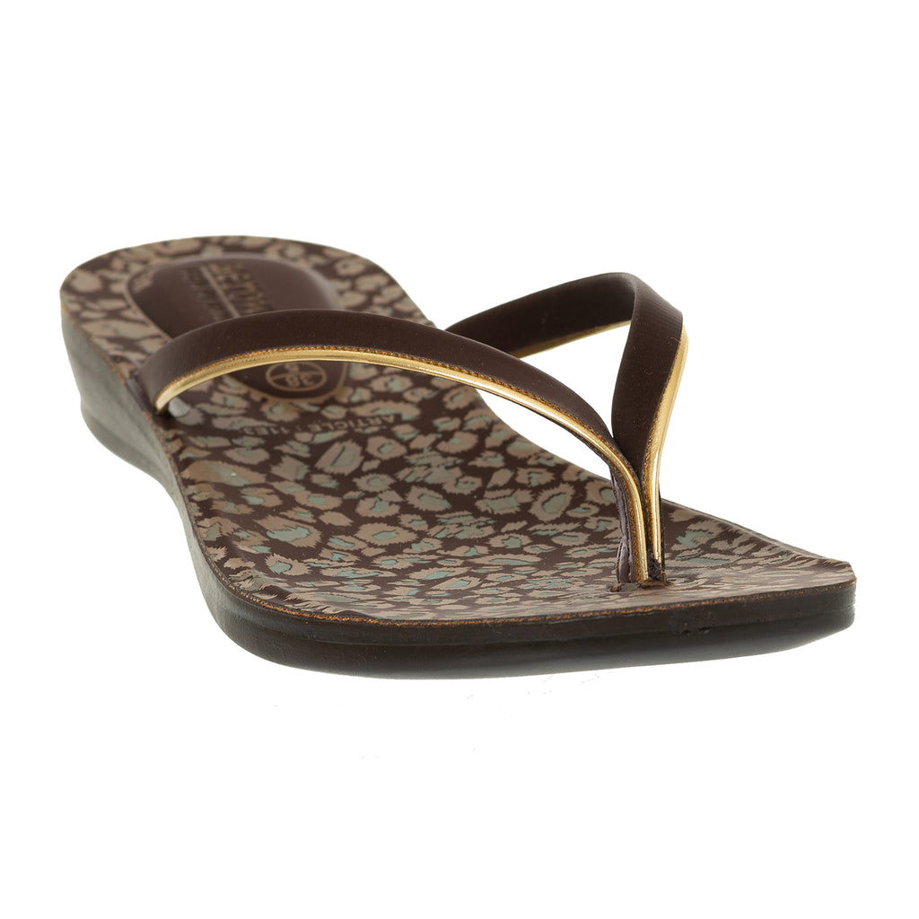 Aerowalk Women Brown Printed Slipper (11E3_BROWN)