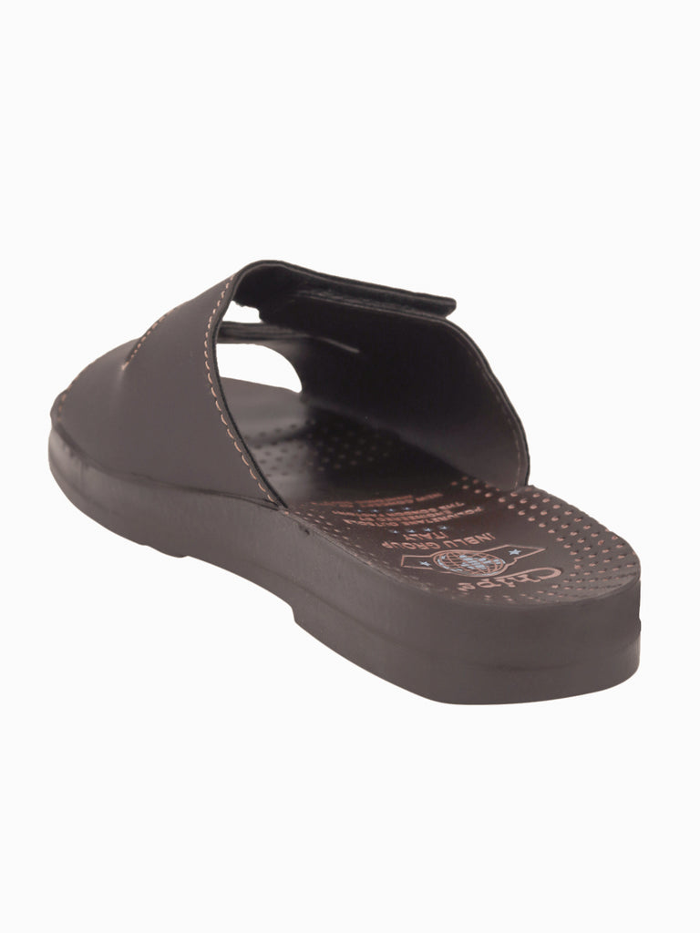 Chips Men Slipper #3114 - BROWN