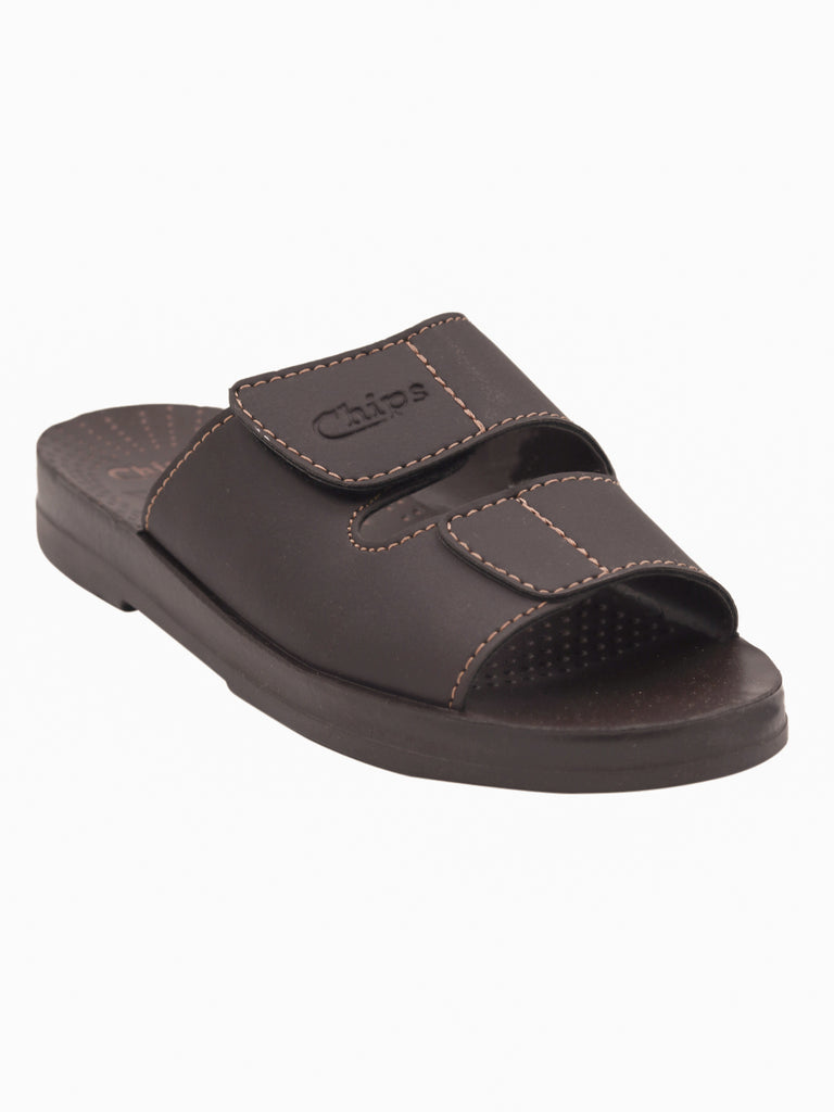Chips Men Slipper #3114 - BROWN