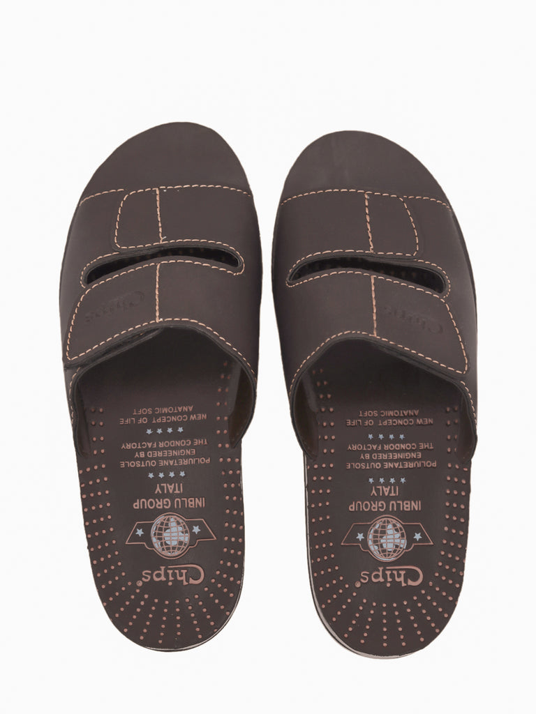 Chips Men Slipper #3114 - BROWN