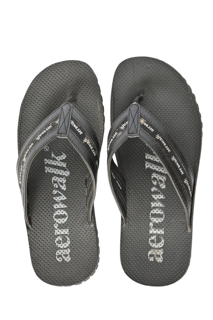 Aerowalk Men Slipper #58M3 - BLACK