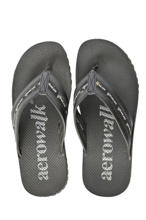 Aerowalk Men Slipper #58M3 - BLACK