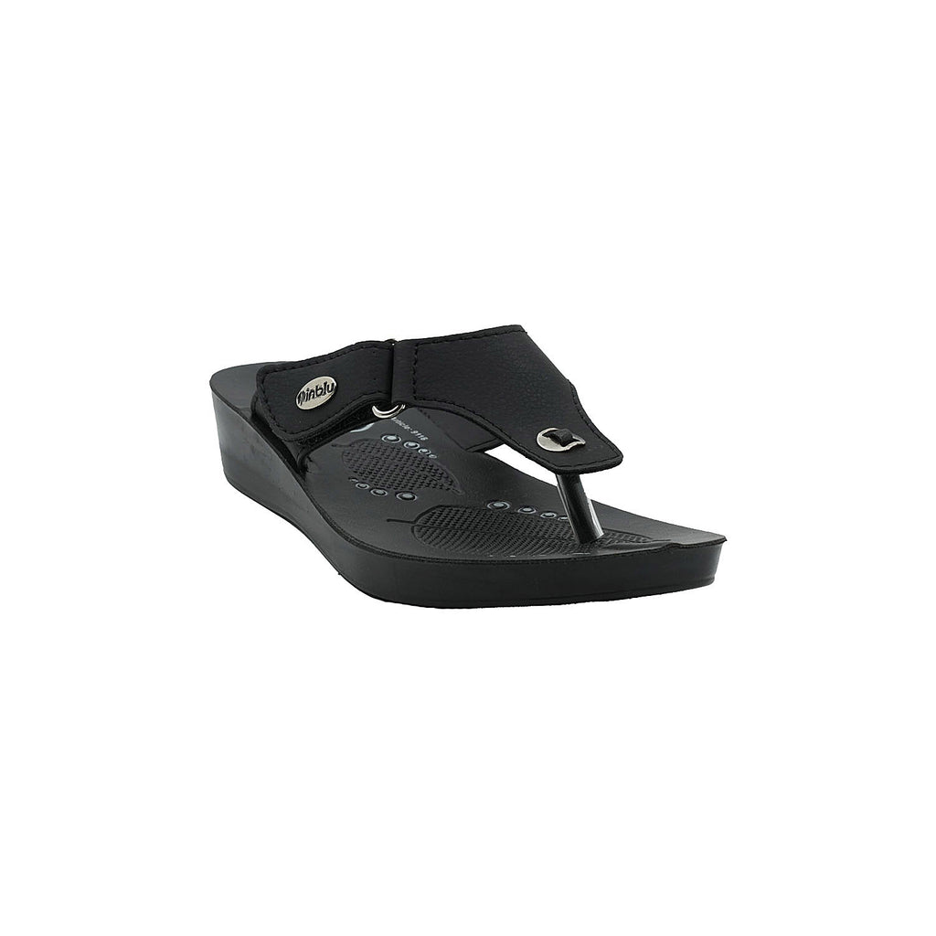 Inblu Women Slipper #9116 - BLACK