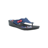 Inblu Women Slipper #91J3 - BLUE & RED