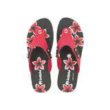 Inblu Women Slipper #91J3 - RED & BLACK