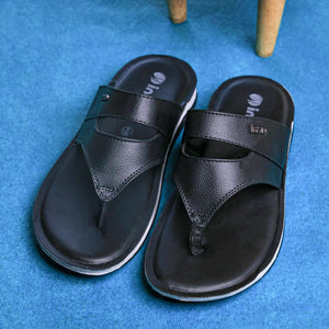Inblu Men Black V-Shape Sandal (9741_BLACK)