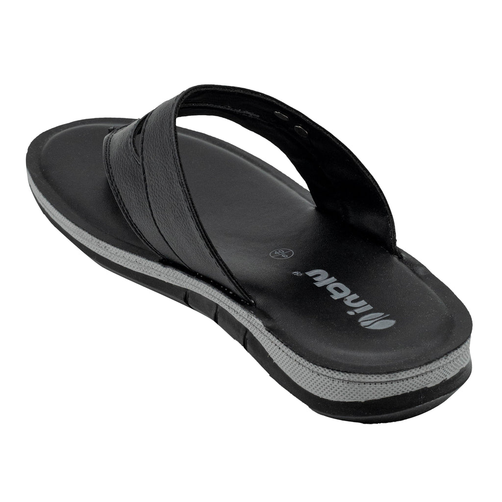 Inblu Men Black V-Shape Sandal (9741_BLACK)