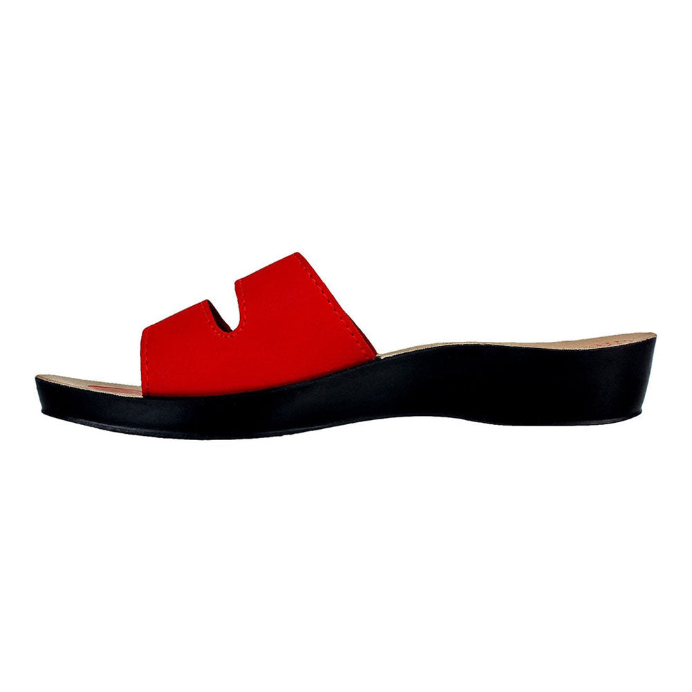 Aerowalk Women Slipper #0402 - RED