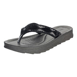 Aerowalk Women Slipper #DI14 - BLACK