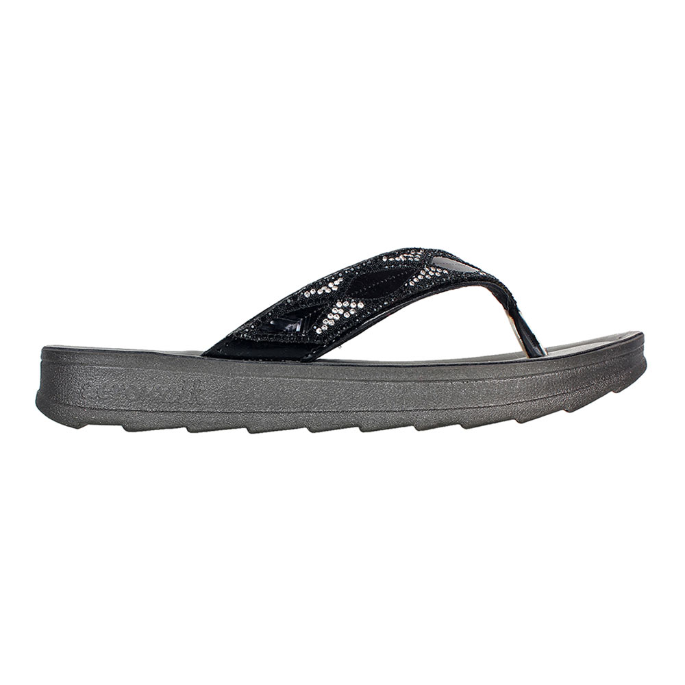 Aerowalk Women Slipper #DI14 - BLACK