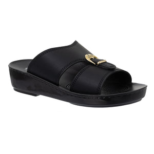 Aerowalk Men Black Sandal (AR01_BLACK)