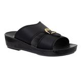 Aerowalk Men Black Sandal (AR01_BLACK)