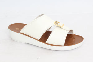 Aerowalk WHITE+TAN Slipper with slip-on for male