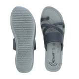 Aerowalk Women Grey Toe Ring  Sandal with Slip-on Closure (AT16_GREY)