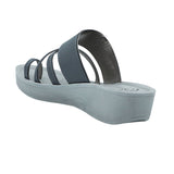 Aerowalk Women Grey Toe Ring  Sandal with Slip-on Closure (AT16_GREY)