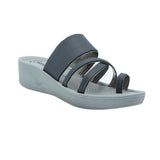 Aerowalk Women Grey Toe Ring  Sandal with Slip-on Closure (AT16_GREY)