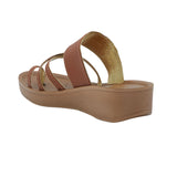 Aerowalk Women Tan Toe Ring  Sandal with Slip-on Closure (AT16_TAN)