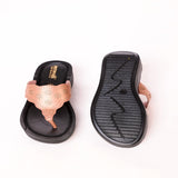 Aerowalk Women Pink V-Shape Sandal with Laser Cut Upper (AT40_PINK)