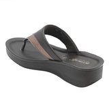 Aerowalk Women Copper Thong Style Sandal with Metallic Finish Upper (AT43_COPPER)