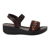 Aerowalk Women Brown Wedges Sandal (AT84_BROWN)