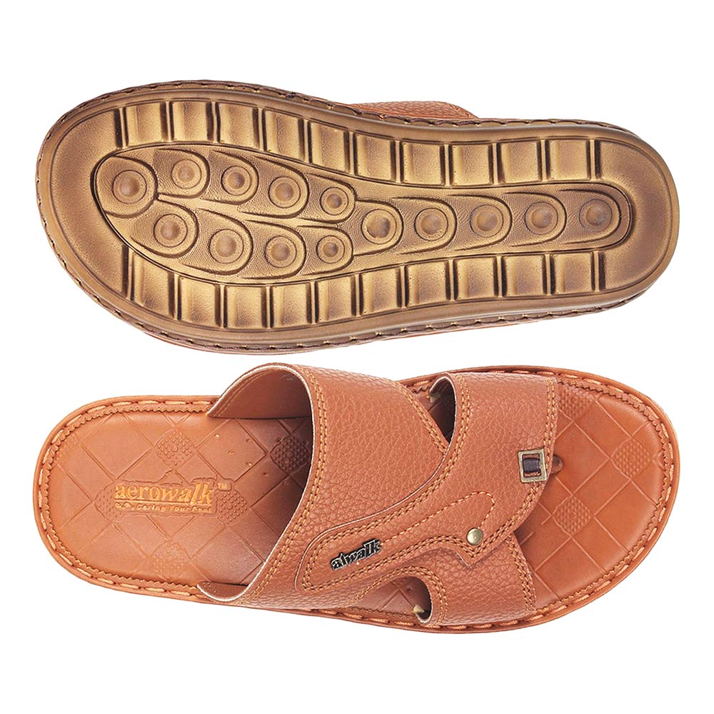 Aerowalk Men Slipper #NT03 - TAN