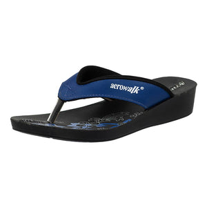 Aerowalk Women Slipper #91N1 - BLUE