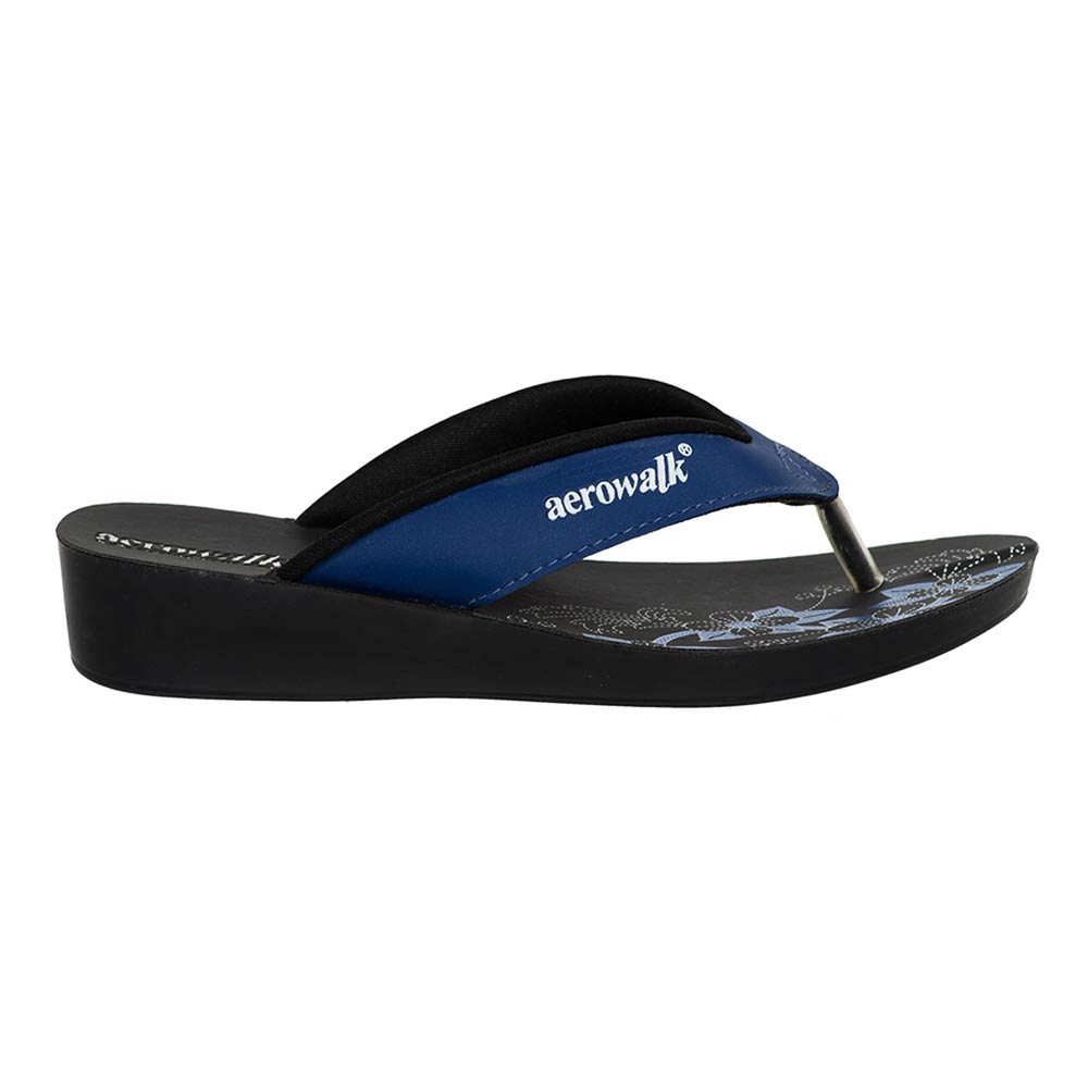 Aerowalk Women Slipper #91N1 - BLUE