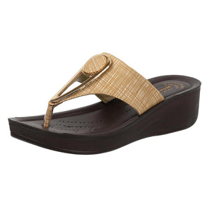 Aerowalk Women Slippers #AT67 - BEIGE