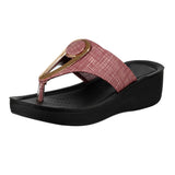 Aerowalk Women Slippers #AT67 - MAROON