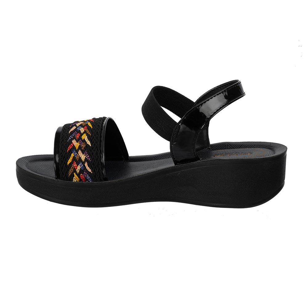 Aerowalk Women Sandal #AT84 - BLACK
