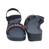 Aerowalk Women Sandal #AT84 - NAVY BLUE