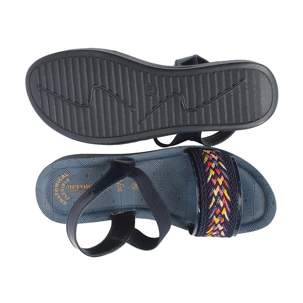 Aerowalk Women Sandal #AT84 - NAVY BLUE
