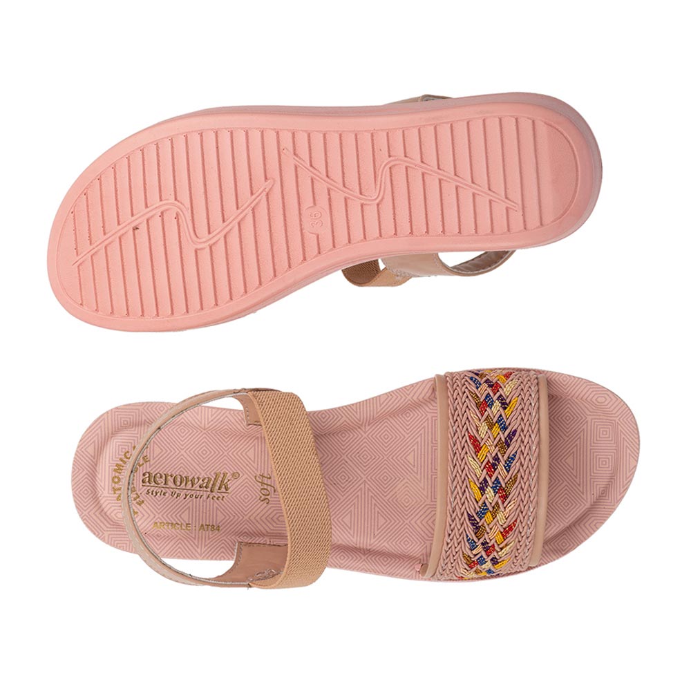 Aerowalk Women Sandal #AT84 - NUDE PINK