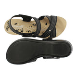 Aerowalk Women Sandal #CN26 - BLACK
