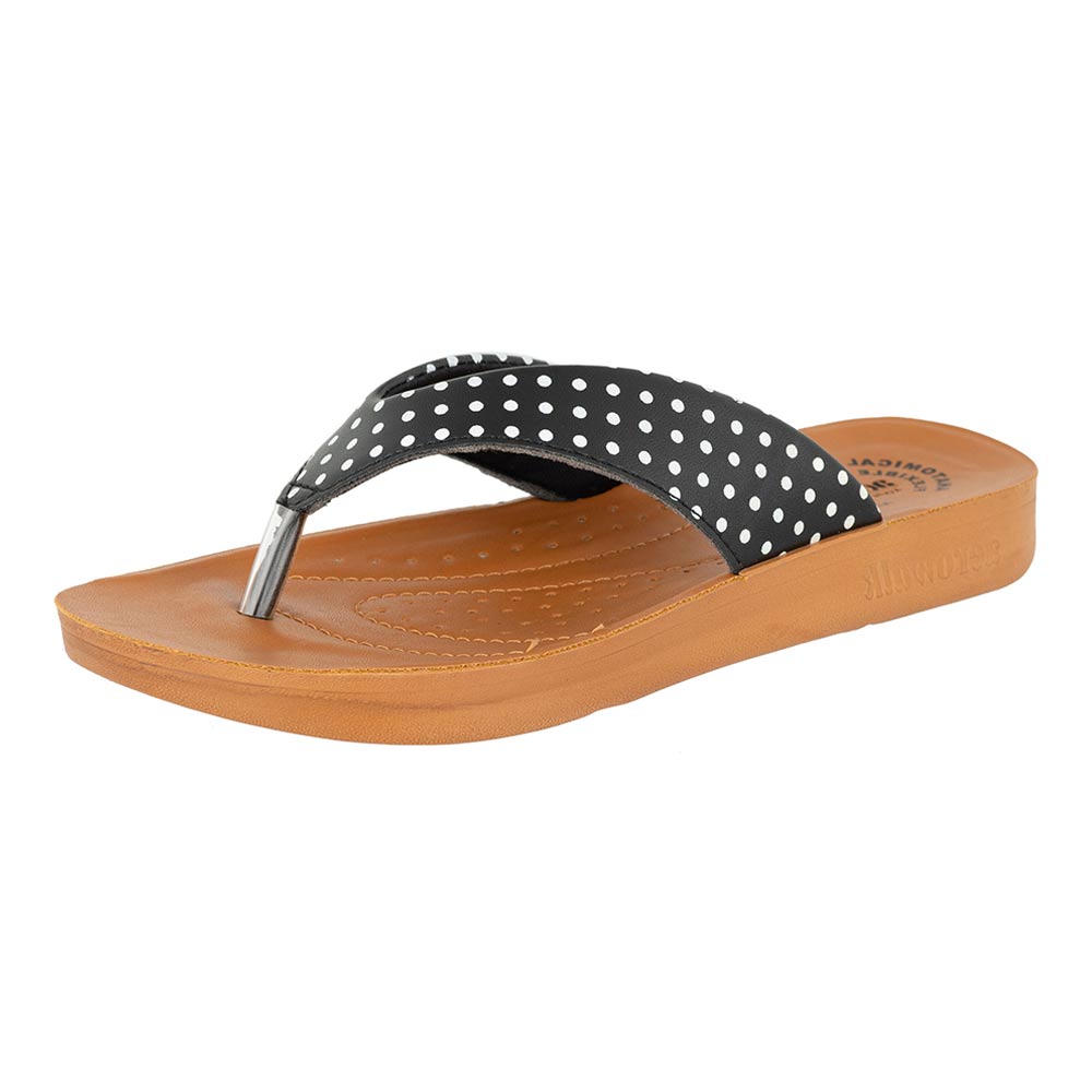 Aerowalk Women Slipper #MZS4 - BLACK