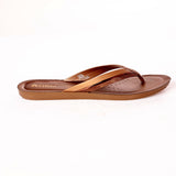 Inblu Women Copper V-Style Slip-On Sandal With Colorblock Upper (BM09_COPPER)